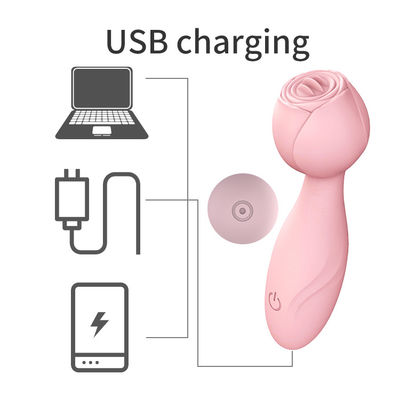 Druck Logo AV Wand Kabellose Handheld 350g Frauen Vibrator Wand Massage