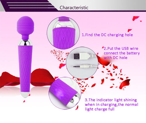 Weibliche AV-Stab Mini Kugel Vibrator Clit Saugen Vibrator Masturbation Massage