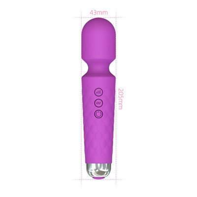 8 Geschwindigkeits-Vibrations-Massage-Gerät 205mm G-Punkt-Vibrator Sex-Spielzeug Körper-Pussy