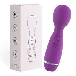 Mini-Wireless Japan AV-Stift Mädchen Muschi Saugen Schwarze Massage-Stift Vibrator