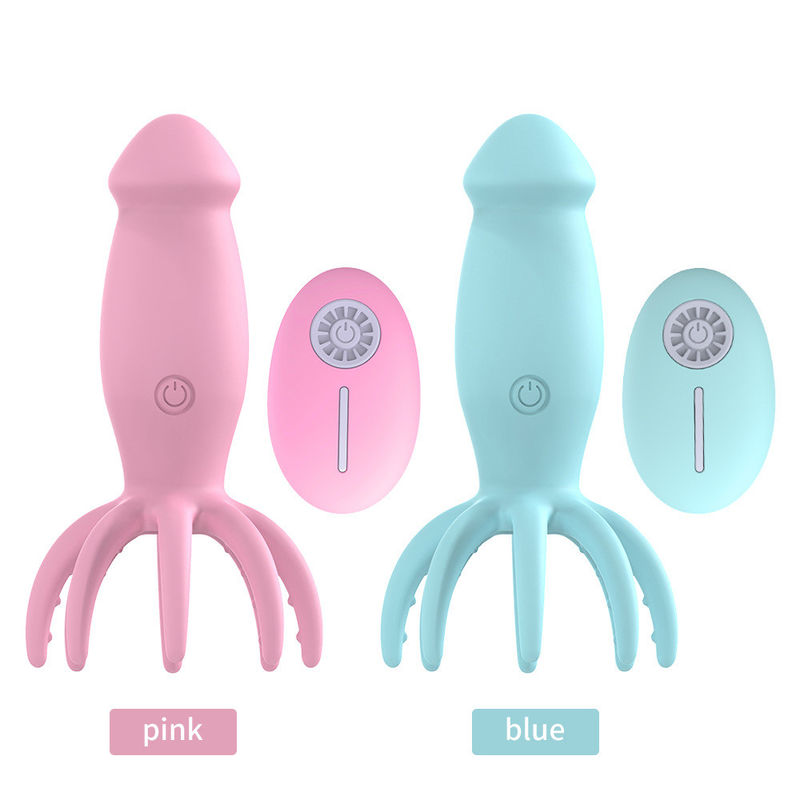 Süße Mini-G-Punkt-Vibratoren 8 Finger-Achse-Vibrator Kopfhaut-Kopfmassager