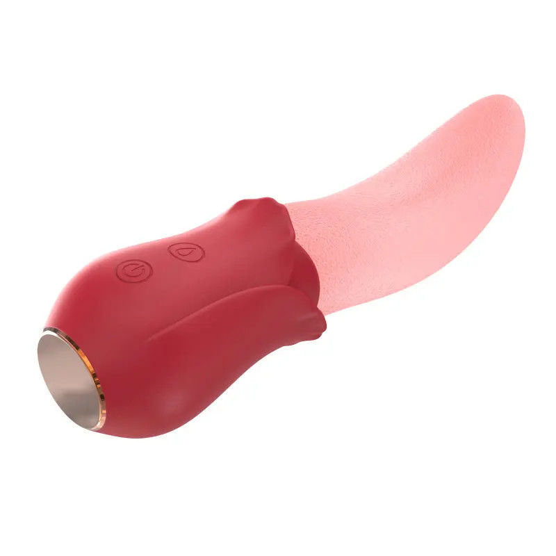 250g Rose Vibrator Sex-Spielzeug Brustwarze Tragbare Klitoris-Stimulator Langzunge Vibrator