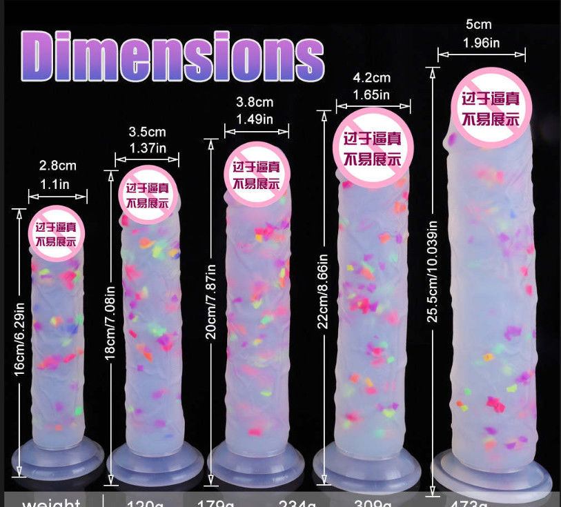 21.5 x 4cm realistische Dildo Gummi künstlicher Penis Anal männlich flüssiges weiches Silikon