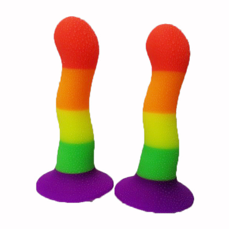 Silikon Gummi Wasserdicht Flüssig Silikon Dildo 18 X 4cm Riesiger Realistischer Dildo