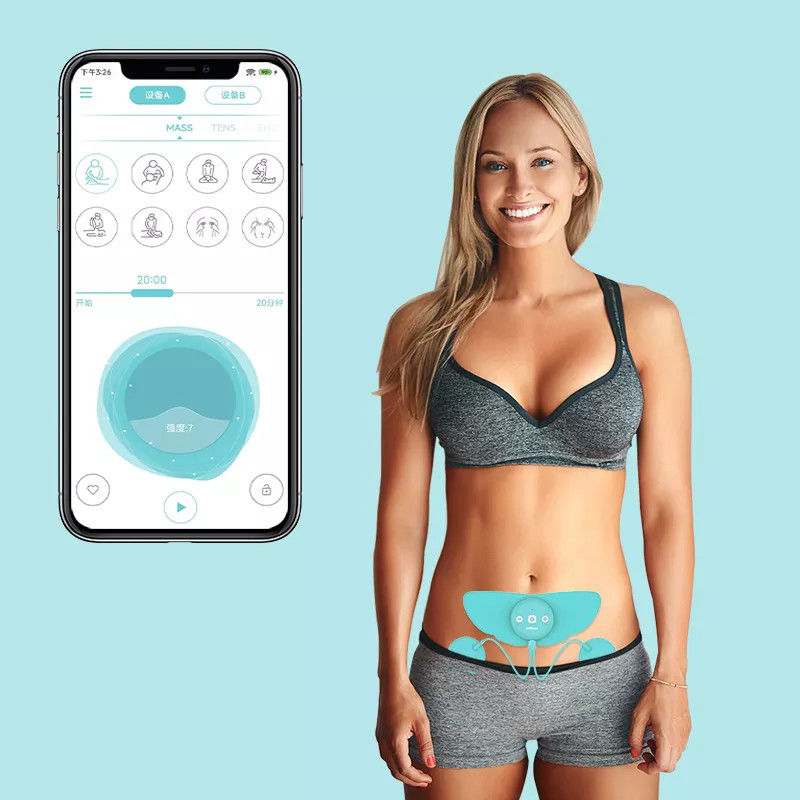 Blaue realistische Sexpuppe drahtlose App Fernbedienung Schmerzlinderung 205mm X 4.5mm